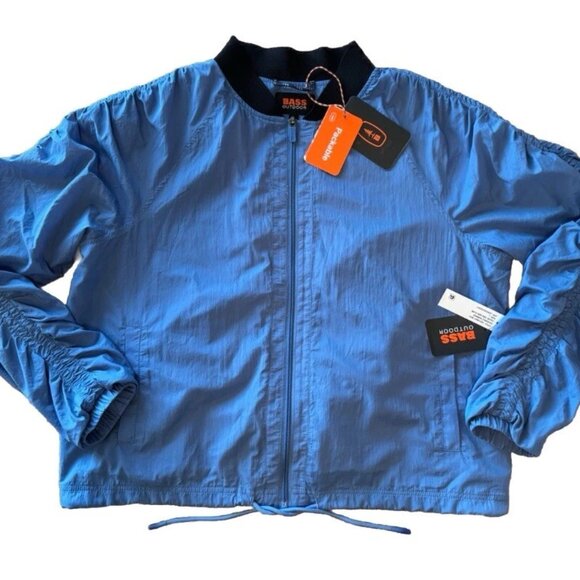 Bass Outdoor Women Regular Fit Packable Bomber Jacket NWT - Picture 2 of 4